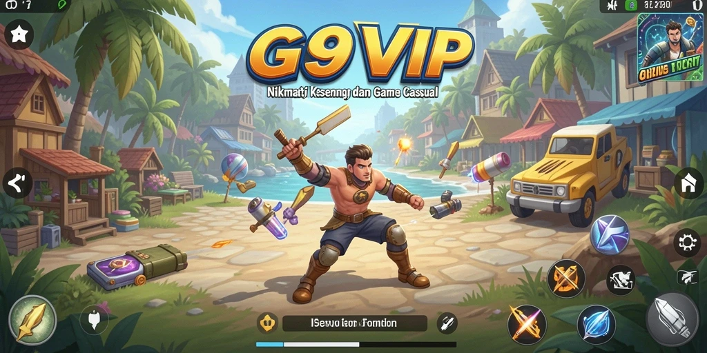 Screenshot G9VIP menunjukkan gameplay yang menyenangkan dan menantang.