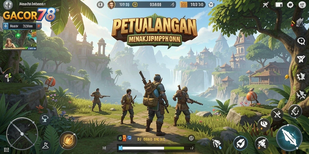 Tampilan gameplay GACOR78 yang menakjubkan di dunia terbuka.