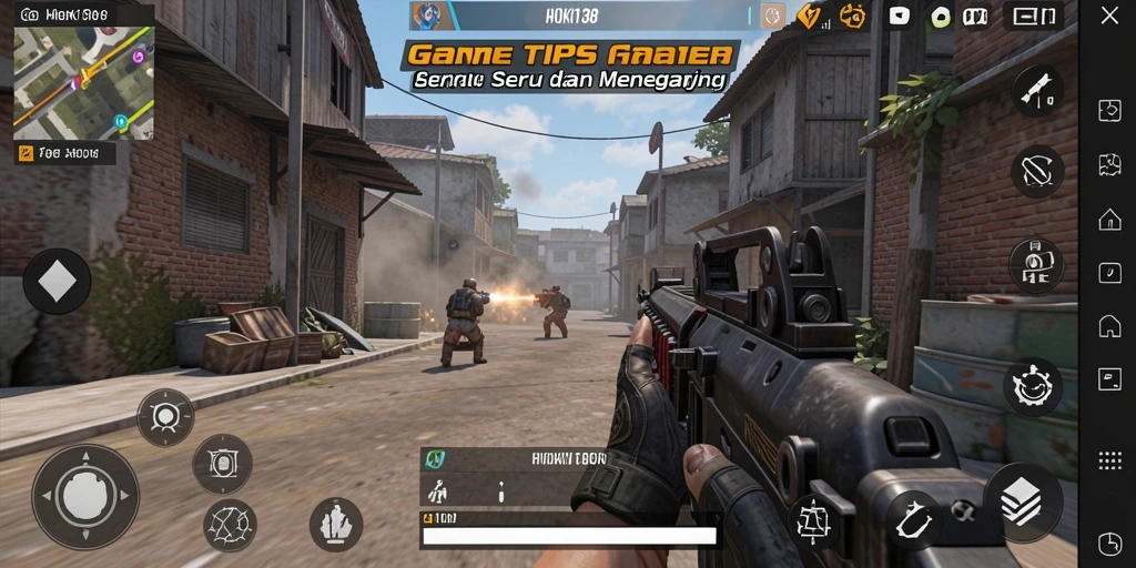 Tampilan gameplay mendebarkan dari HOKI138 yang penuh aksi TPS.