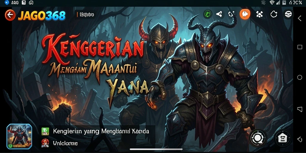 Screenshot menampilkan adegan seram dari gameplay JAGO368.