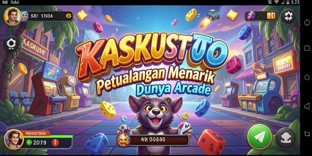 Tampilan gameplay seru dari KASKUSTOTO dalam aksi arcade.
