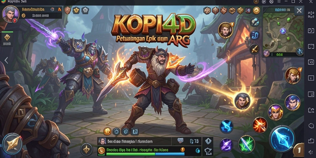 Gameplay intens ARPG KOPI4D yang menantang dan seru.