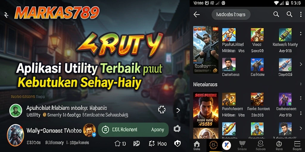 Tampilan screenshot MARKAS789 menunjukkan fitur pengingat dan kategori tugas.