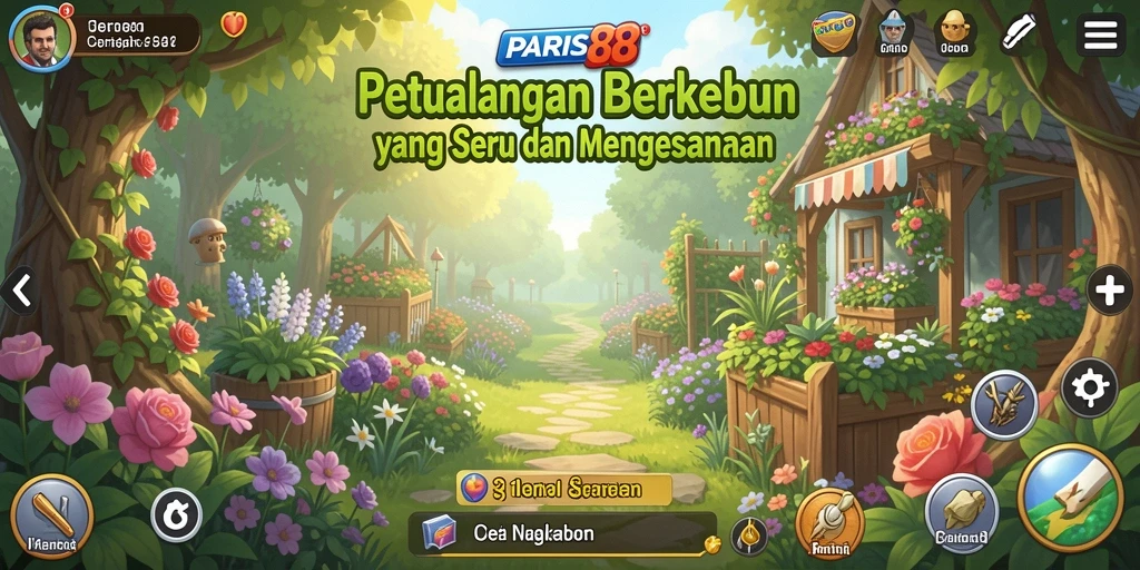 Tampilan screenshot menarik dari gameplay <strong>PARIS88</strong> yang penuh warna.