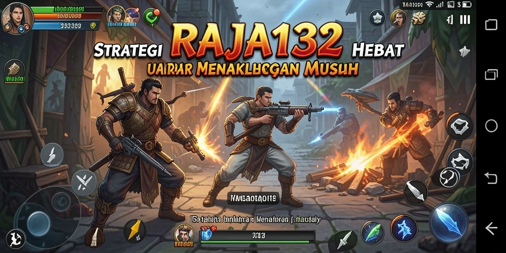 Tampilan gameplay seru dari RAJA132 dalam strategi pertempuran.