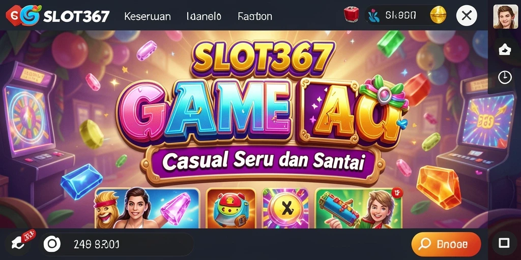 Tampilan gameplay yang menarik dan penuh warna di SLOT367.