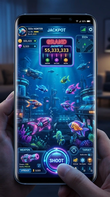Screenshot antarmuka pengguna 333v yang intuitif.
